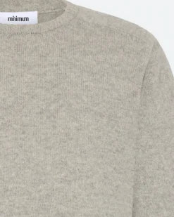Minimum Knitwear | Alfredo 3912 - Light Grey Melange LightGreyMelange
