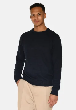 Minimum Knitwear | Alfredo reg jumper 4178 - Sky Captain SkyCaptain