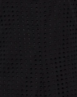 Minimum Dresses | Alice midi dress in broderie anglaise 4258 - Black