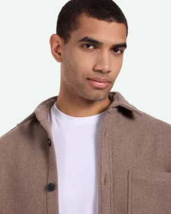 Minimum Shirts | Overshirts | Alonso overshirt 3752 - Shitake