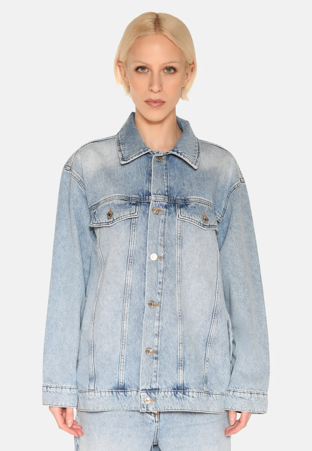 Minimum Jackets And Coats | Anna denim jacket 3731 - Light Blue LightBlue
