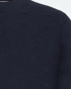 Minimum T-Shirts | Aron knit t-shirt 4121 - Sky Captain SkyCaptain