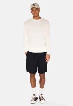 Minimum Shorts | Atlas linen shorts 4115 - Caviar