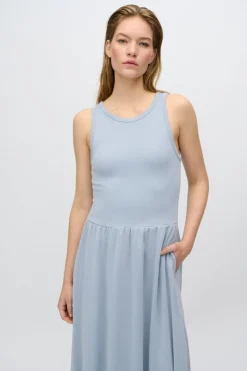 Minimum Dresses | Aya midi dress 4266 - Angel Falls AngelFalls