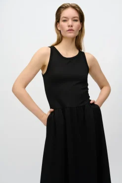 Minimum Dresses | Aya midi dress 4266 - Black