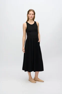 Minimum Dresses | Aya midi dress 4266 - Black