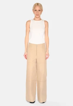 Minimum Pants | Cecilia wide pants 4137 - Incense