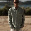 Minimum Shirts | Colt long sleeved reg linen shirt 4115 - Gray Mist GrayMist