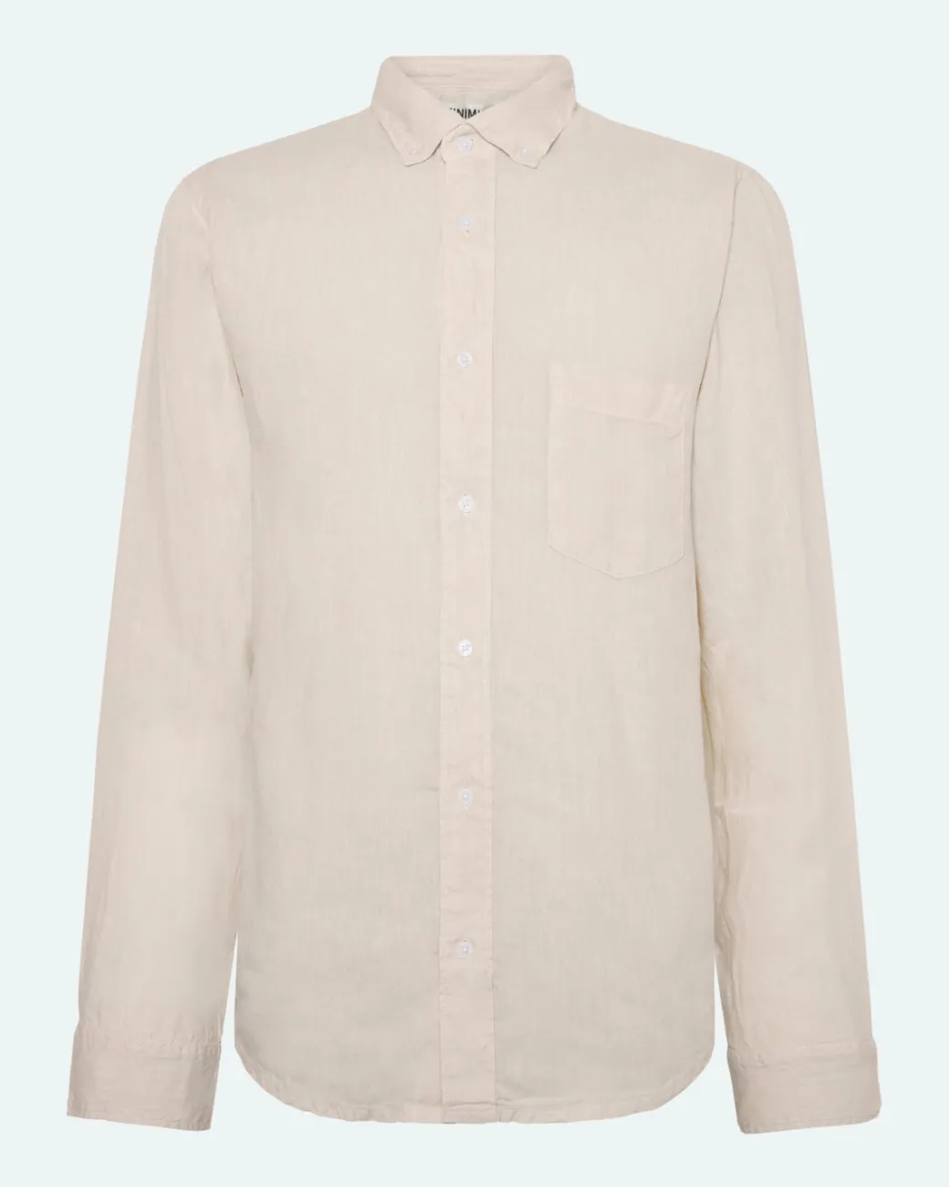 Minimum Shirts | Colt long sleeved reg linen shirt 4115 - Rainy Day RainyDay