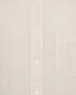 Minimum Shirts | Colt long sleeved reg linen shirt 4115 - Rainy Day RainyDay