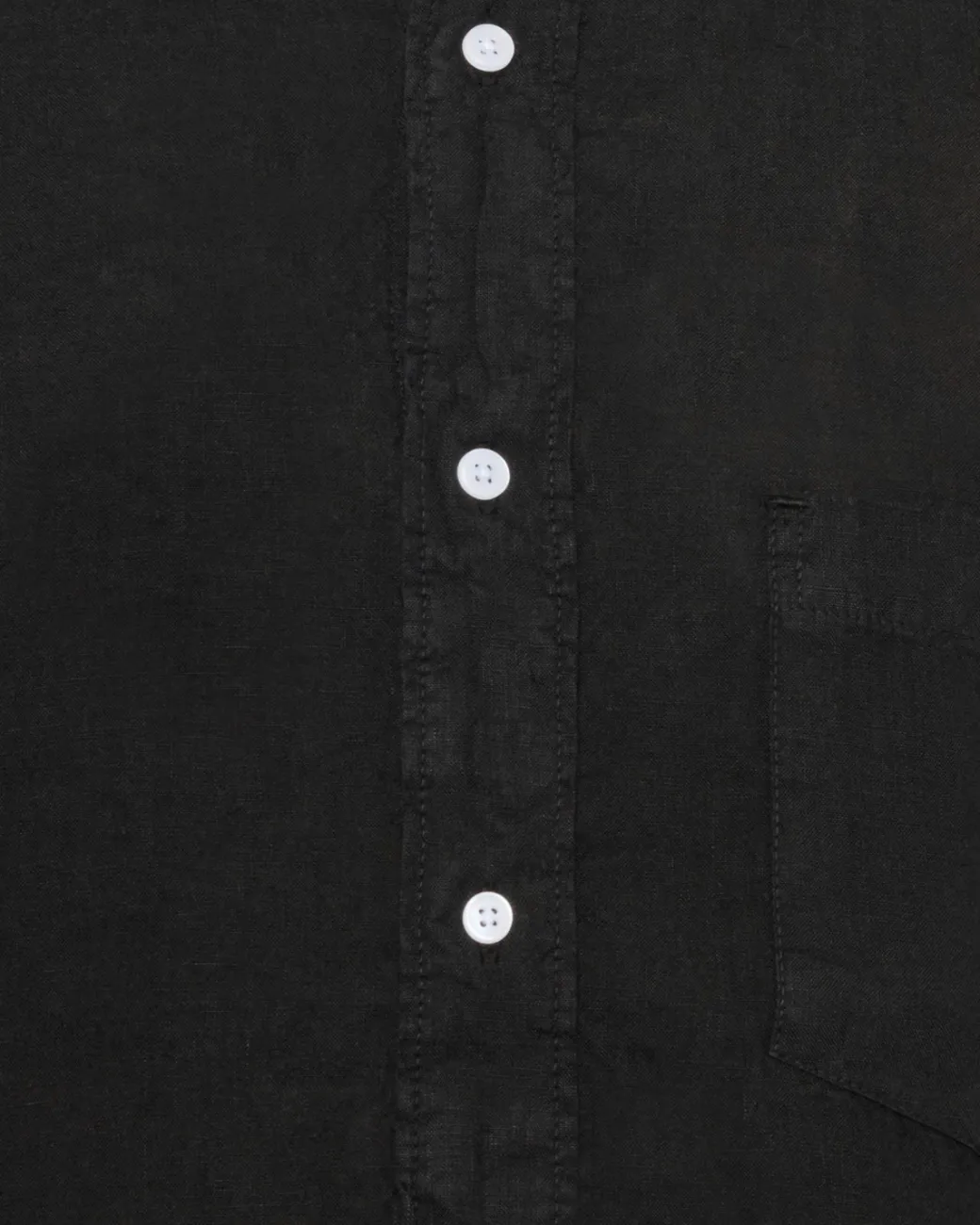 Minimum Shirts | Colt long sleeved reg linen shirt 4115 - Caviar