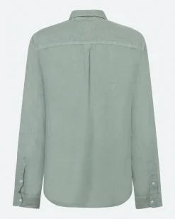 Minimum Shirts | Colt long sleeved reg linen shirt 4115 - Gray Mist GrayMist
