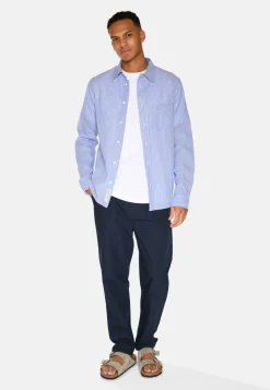 Minimum Shirts | Colt long sleeved reg shirt 4145 - Blue Horizon BlueHorizon