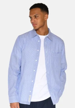 Minimum Shirts | Colt long sleeved reg shirt 4145 - Blue Horizon BlueHorizon