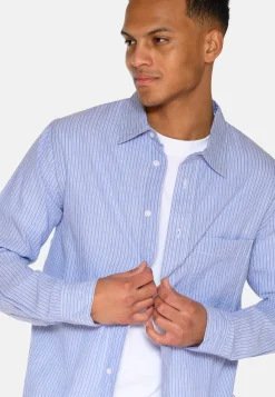 Minimum Shirts | Colt long sleeved reg shirt 4145 - Blue Horizon BlueHorizon