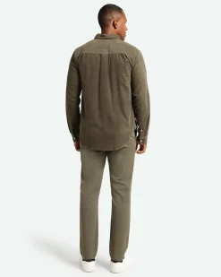 Minimum Shirts | Colt long sleeved shirt 3758 - Dusty Olive DustyOlive