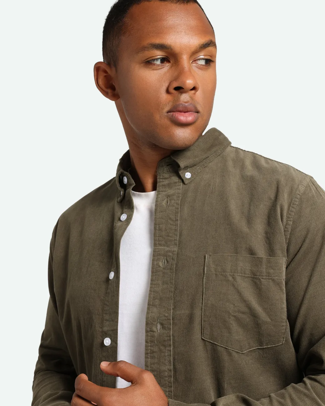 Minimum Shirts | Colt long sleeved shirt 3758 - Dusty Olive DustyOlive