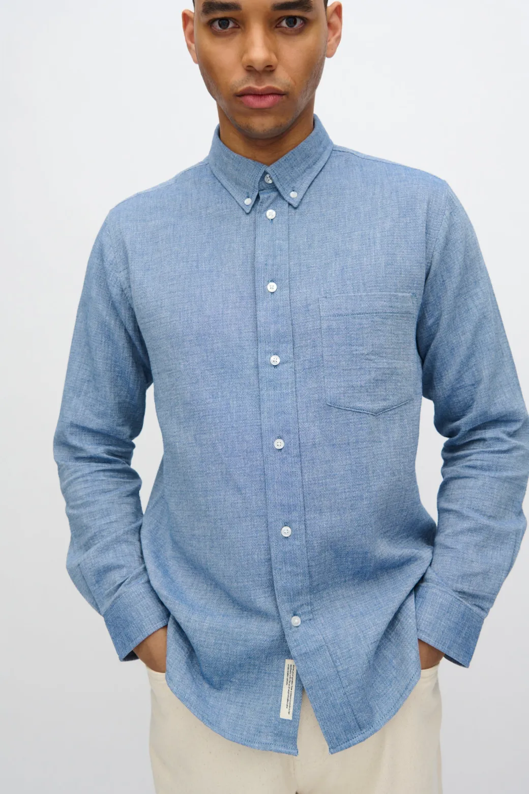 Minimum Shirts | Colt regular long sleeved shirt 4227 - Angel Falls AngelFalls