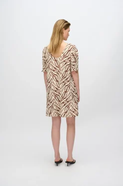 Minimum Dresses | Dalia a-line linen blend dress 4263 - Sandstorm