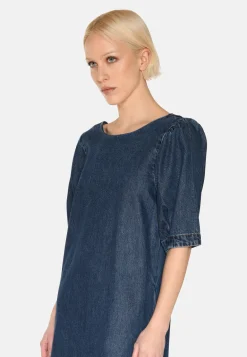 Minimum Dresses | Dalila denim dress 4181 - Medium Blue MediumBlue