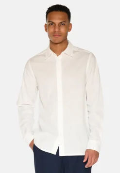 Minimum Shirts | Douglas ripstop shirt 4129 - Coco Milk CocoMilk