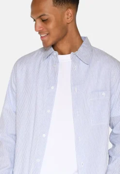 Minimum Shirts | Duke long sleeved shirt 4278 - Sky Captain SkyCaptain