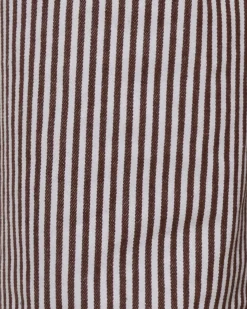 Minimum Jeans | Elisa striped denim pants 4328 - Coco Milk CocoMilk