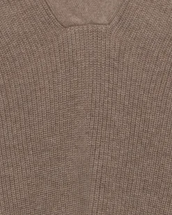 Minimum Knits | Ella polo jumper 4153 - Shitake