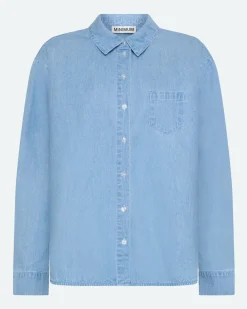 Minimum Shirts | Fern denim shirt 4147 - Light Blue LightBlue