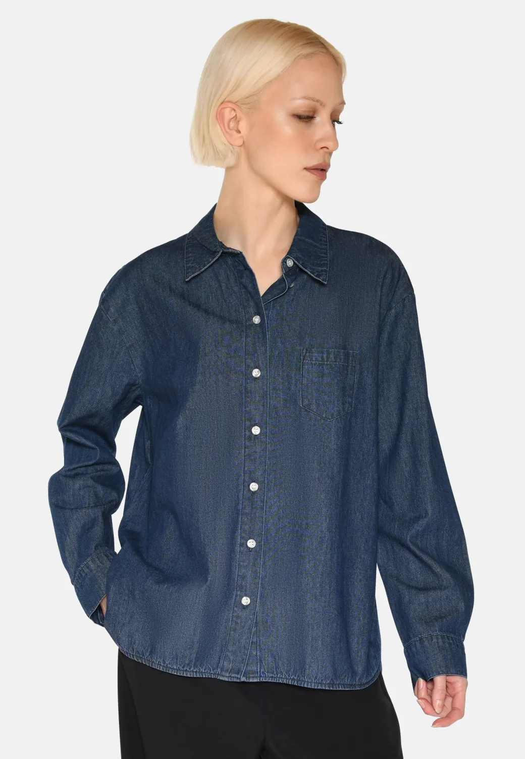 Minimum Shirts | Fern denim shirt 4147 - Medium Blue MediumBlue