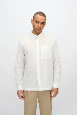 Minimum Shirts | Francis long sleeved shirt 4235 - Coco Milk CocoMilk