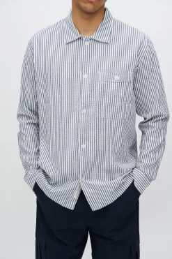 Minimum Shirts | Francis long sleeved shirt 4240 - Sky Captain SkyCaptain