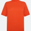 Minimum Knits | Gia turtleneck t-shirt 4150 - Fiesta
