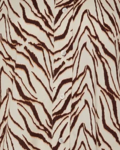 Minimum Shirts | Harper long sleeved linen blend shirt 4263 - Sandstorm