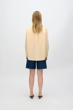 Minimum Shirts | Harper long sleeved shirt 4238 - Creme De Peche CremeDePeche