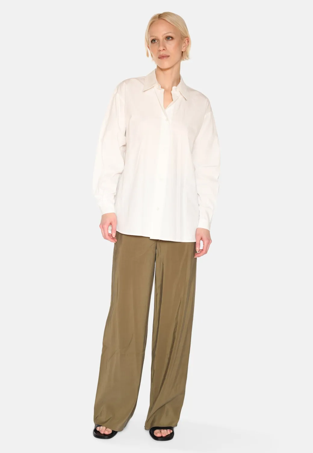 Minimum Shirts | Harper long sleeved shirt 4238 - Coco Milk CocoMilk