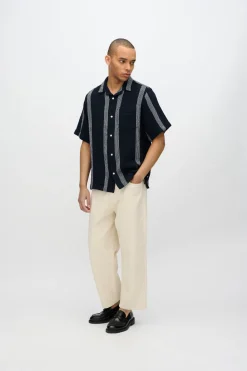 Minimum Shirts | Hayden relaxed short sleeved shirt 4219 - Sky Captain SkyCaptain