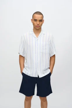 Minimum Shirts | Hayden relaxed short sleeved shirt 4218 - Angel Falls AngelFalls