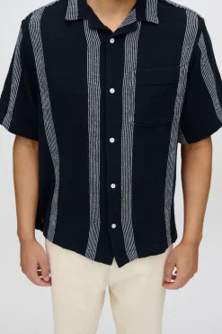 Minimum Shirts | Hayden relaxed short sleeved shirt 4219 - Sky Captain SkyCaptain