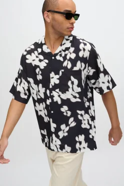 Minimum Shirts | Hayden relaxed short sleeved shirt 4230 - Black
