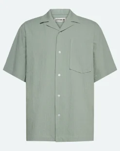 Minimum Shirts | Hayden relaxed short sleeved shirt 4216 - Iceberg Green IcebergGreen