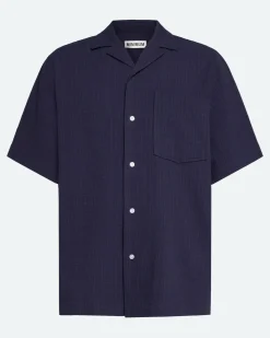 Minimum Shirts | Hayden relaxed short sleeved shirt 4216 - Sky Captain SkyCaptain