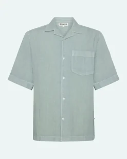 Minimum Shirts | Hayden short sleeved linen shirt 4115 - Gray Mist GrayMist