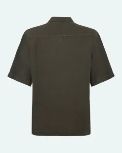 Minimum Shirts | Hayden short sleeved linen shirt 4115 - Black Ink BlackInk