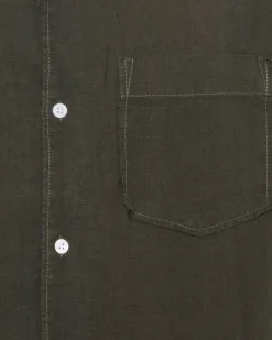 Minimum Shirts | Hayden short sleeved linen shirt 4115 - Black Ink BlackInk