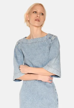 Minimum Dresses | Jamilla denim dress 3731 - Light Blue LightBlue