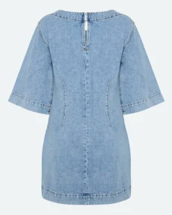 Minimum Dresses | Jamilla denim dress 3731 - Light Blue LightBlue