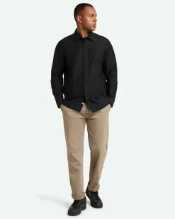 Minimum Shirts | Kader relaxed long sleeved shirt 3961 - Black