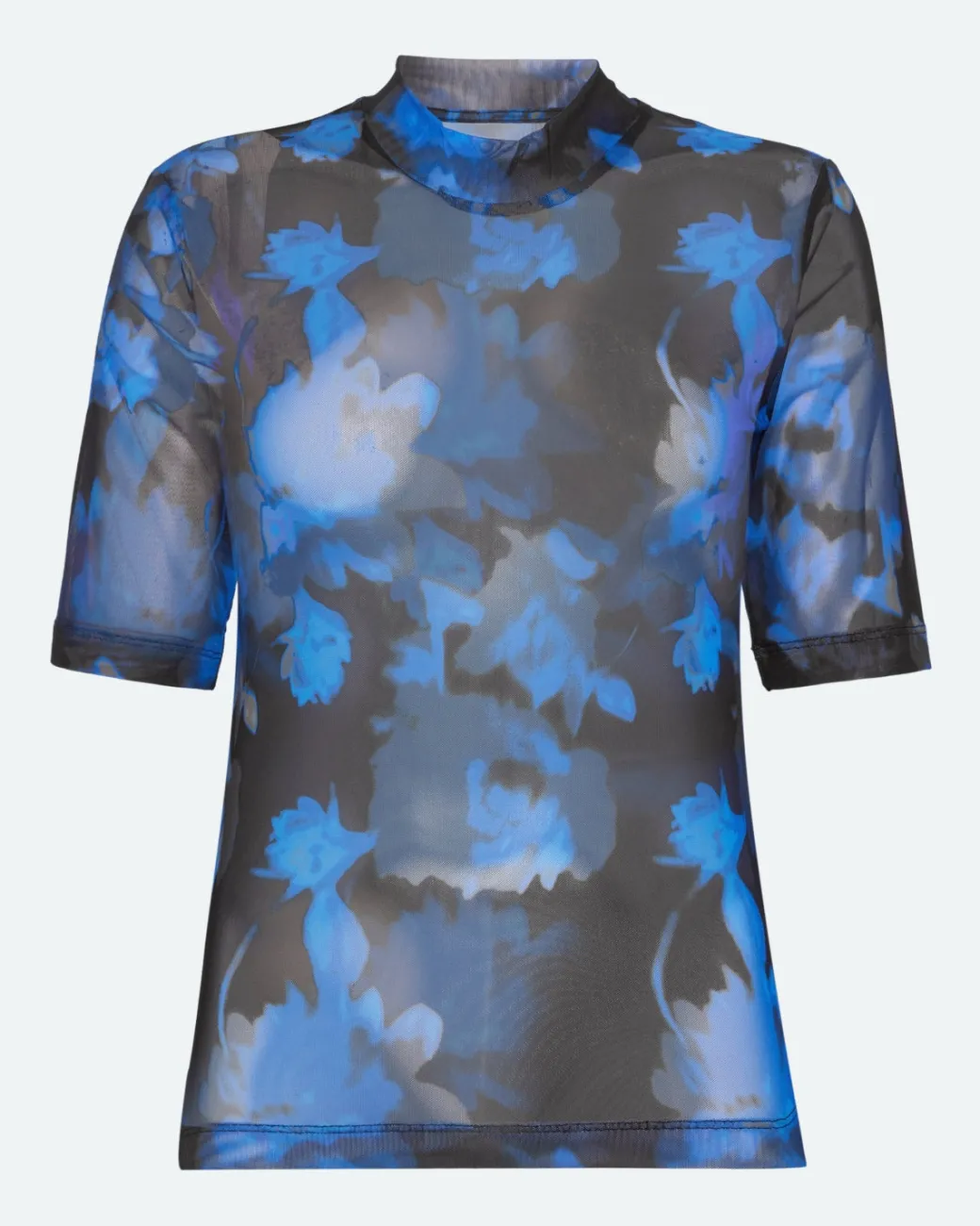 Minimum T-Shirts | Kaysa mesh t-shirt 4154 - French Blue FrenchBlue