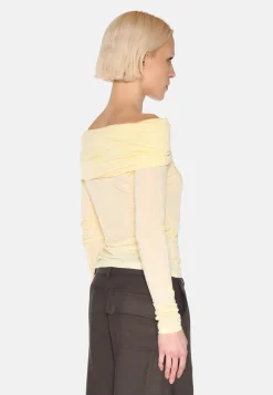 Minimum Blouses | Lena off shoulder t-shirt 4158 - Flan